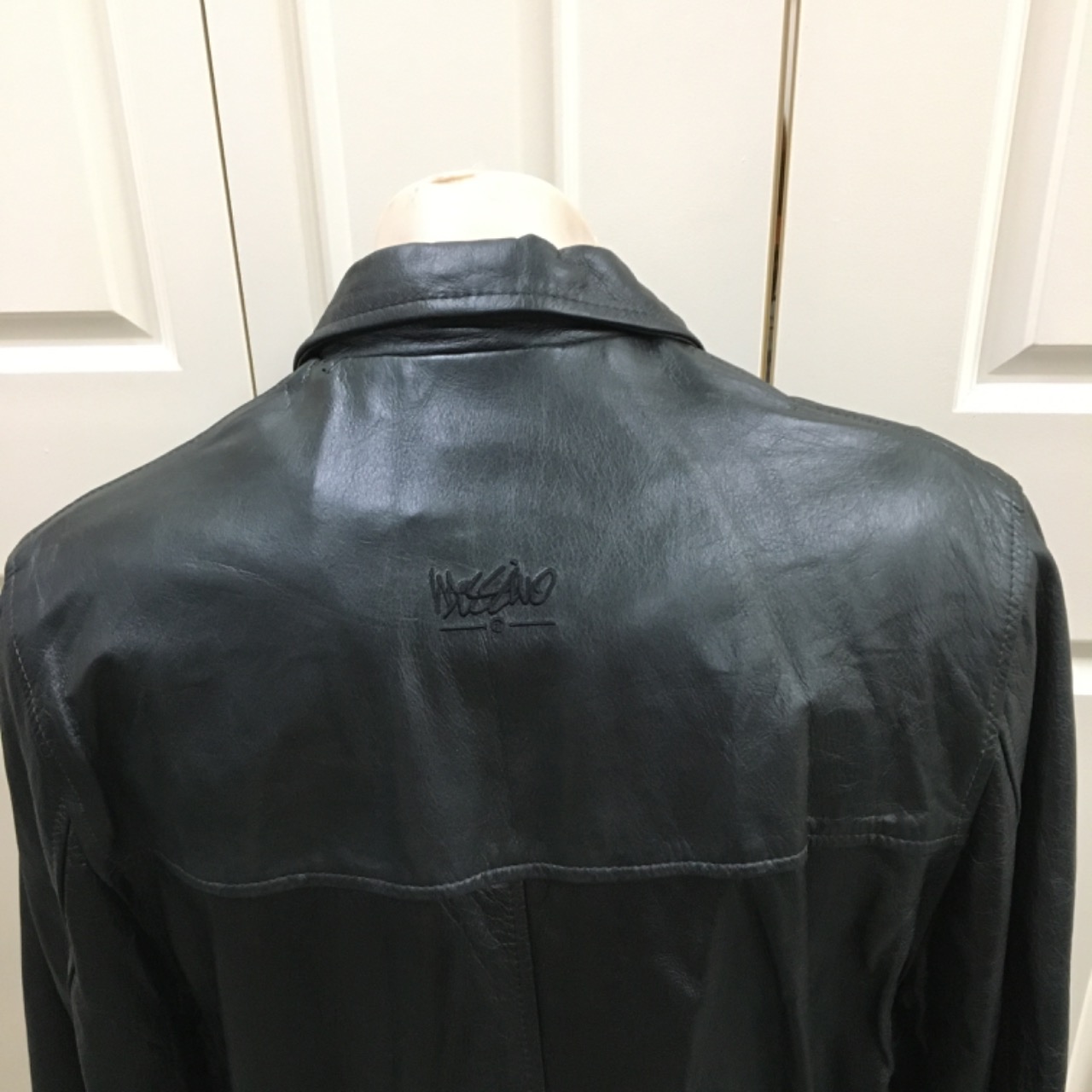 mossimo leather jacket mens
