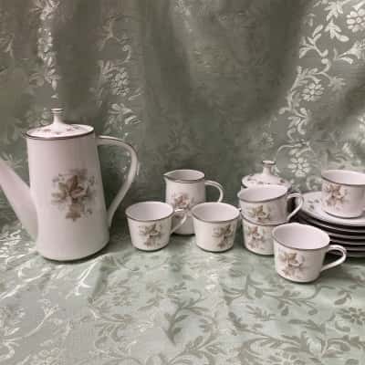 Noritake Woodley Porcelain Tea Set