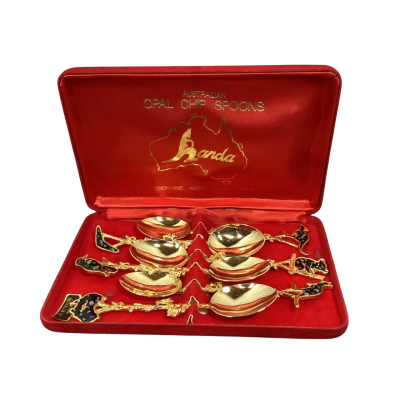 Australian Opal Chip Spoons