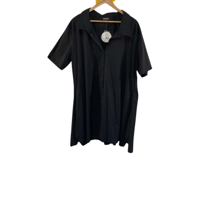 BNWT Emme Womens  Size M Shirt Dress Black  