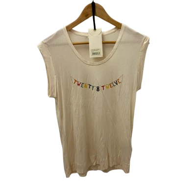 Twenty8Twelve Womens  Size S Short Sleeve Top Beige 