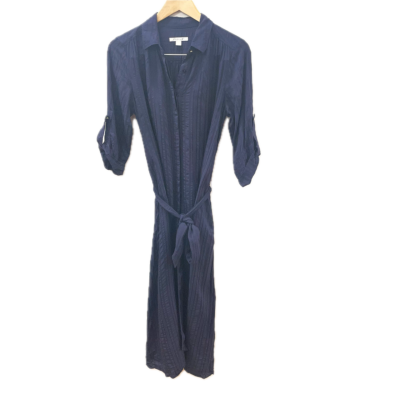 Trenery Women's Dress Size 10 Navy Blue 