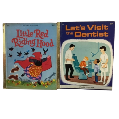 Vintage A Numbat Picture Book Little Red Riding Hood & Let’s Visit the Dentist