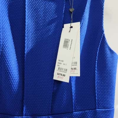 Review Womens  Size 12 Cocktail Dress Blue 