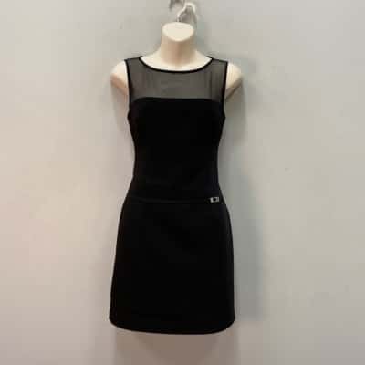 Meshki Womens  Size S Mini Dress Black  