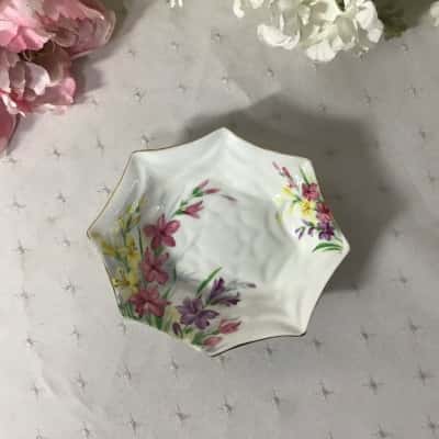 Vintage Royal Standard "Garden Glory" Fine Bone China Trinket Dish
