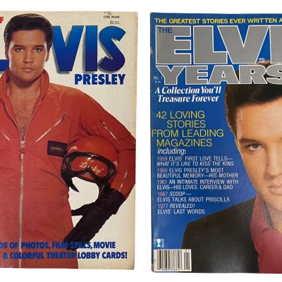 Vintage 2 x Elvis Presley Magazines 1978 & 1979