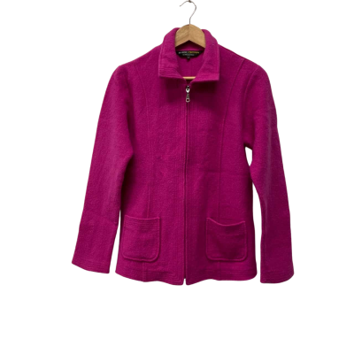 Black Pepper Womens  Wool Jacket Size 8 Pink  