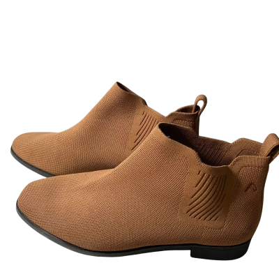 Aciae Brown Pull On Ankle Boots Size 11