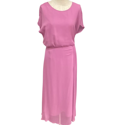 NEW - David Lawrence Womens  Size 14 Midi Dress Purple 
