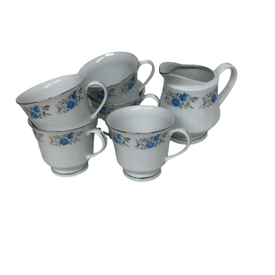 Cups x 5, Jug x 1 - Made in China