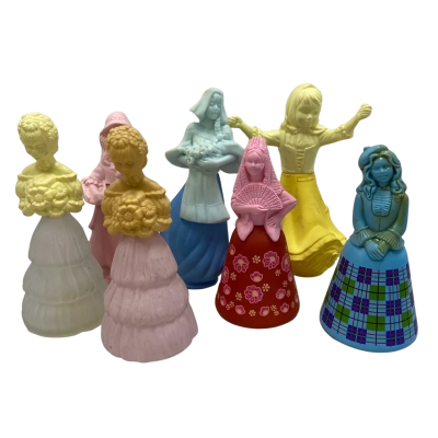 Seven Vintage Avon Collectable Fashion Ladies' Perfume Bottles