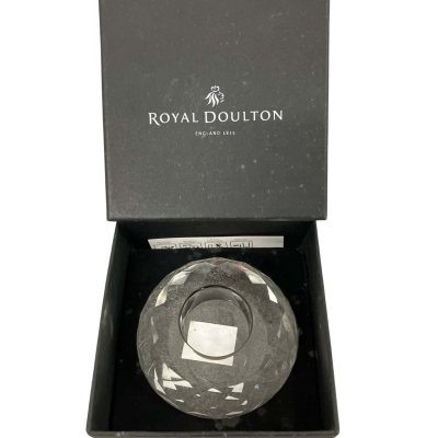 Royal Doulton Radiance Crystal large tea light candle holder