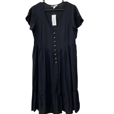 Rockmans Womens  Size 8 Casual Dress Black  