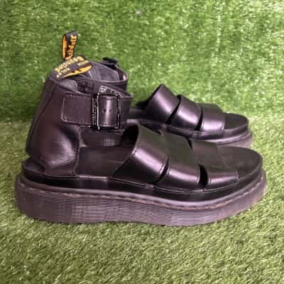 Dr Martens Clarissa II Black Sandals Size 8.5 