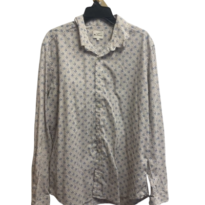 Ben Sherman Mens  Size XL Business Shirt Blue / White 