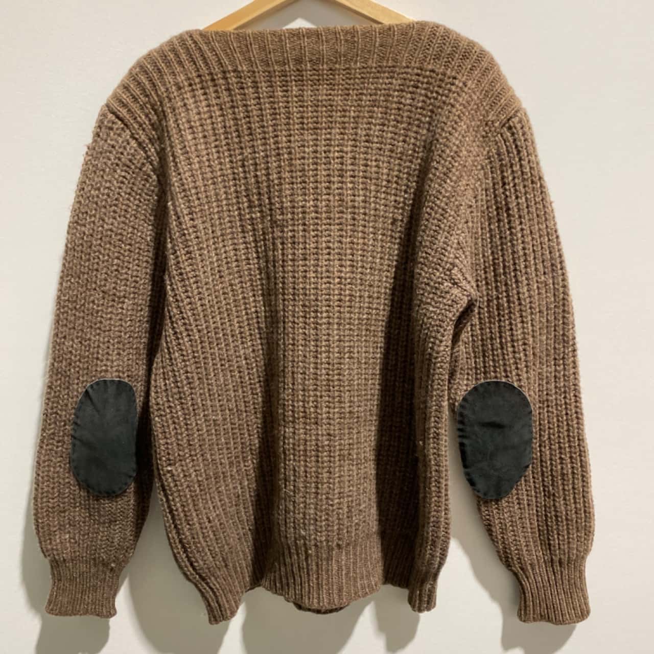 Jumbuk Wools Unisex Size L / M Brown Jumper(s) - Used Good 