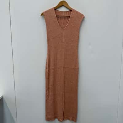 Veronika Maine Knit Midi Dress - Size 12 / 14 
