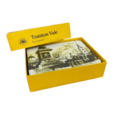 Vintage Taunton Vale London Scenes Coasters x 6