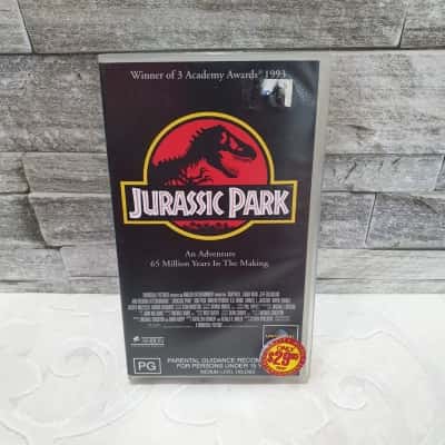 jurassic park VHS tape