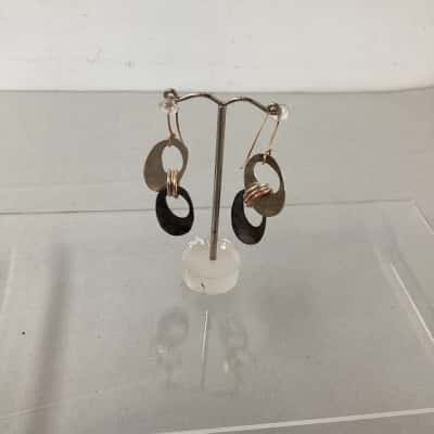  Womens Earrings multi metallic finish 