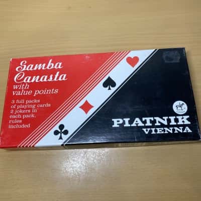  Piatnik Samba Canasta with Value Points 