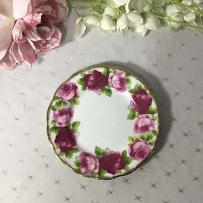 Vintage Royal Albert "Old English Rose" Bone China Side Plate