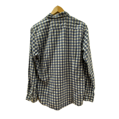 R & G Mens Shirt Size M Blue / White 