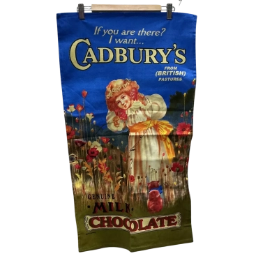 Vintage Cadbury Print Collectible Tea-towel 
