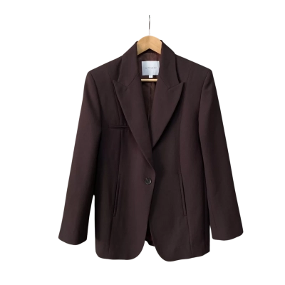 Witchery Womens  Size 8 Blazer Brown 