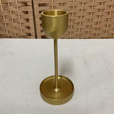 Black Blaze Fountain 100% Brass Candle Holder Large Wedding Formal Dinner Column Candle Gift Mum Christmas Present 