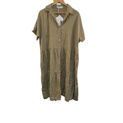 BNWT Assembly Label Womens  Size M/L Shirt Dress Olive 