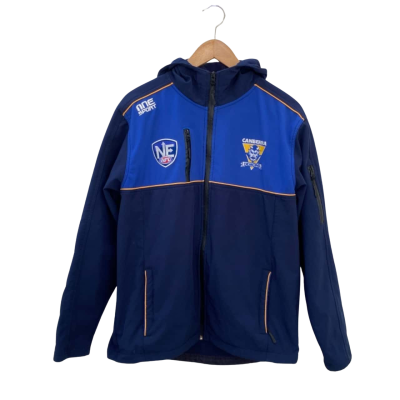 OneSport Mens  Size M Hood Jacket Blue AFL Canberra Demons