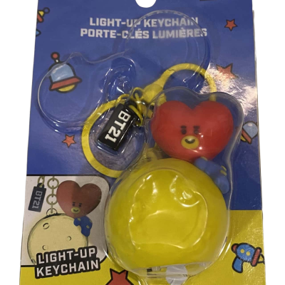 MINISO BT21 COLLECTION LIGHT-UP KEYCHAIN ( TATA )