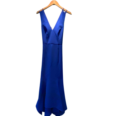 Forever New Womens  Size 6 Shoestring Strap Dress Blue 
