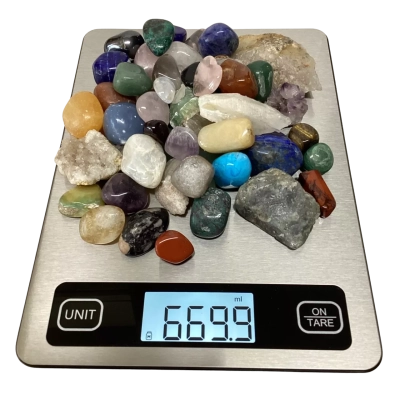 Bulk Semi-precious Stones - 670g