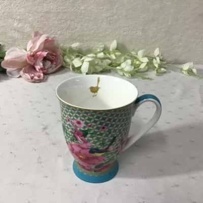 Maxwell & Williams Silk Road Aqua Footed Mug