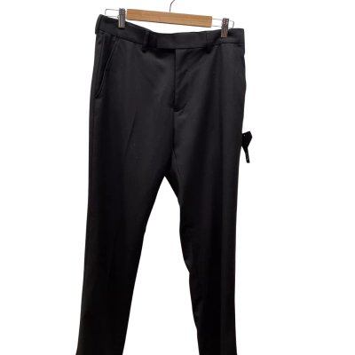 Tarocash Mens Size 32 Black Trousers