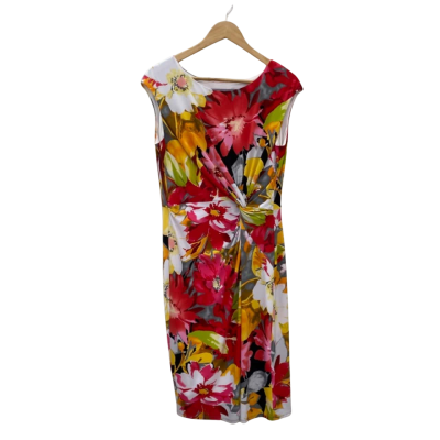 Anthea Crawford Womens  Size 14 Floral Dress Multicoloured 
