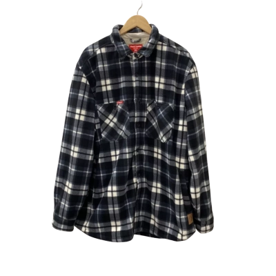Hard Yakka Mens  Size XXXL Fleece Jacket Black  / Checked Sherpa