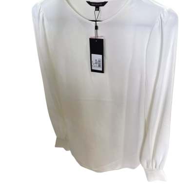 Portmans Womens  Size 8 White Long Sleeve Top 