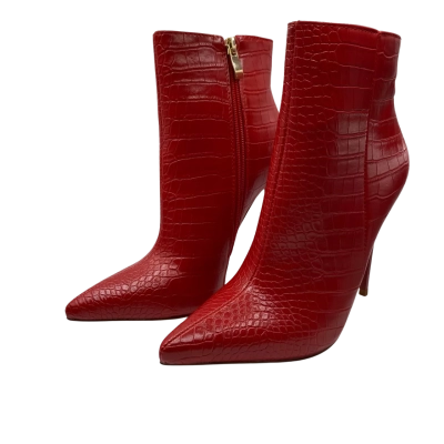 Marco Gianni Womens  Size 36 Ankle Boots / High heels Red NWOT