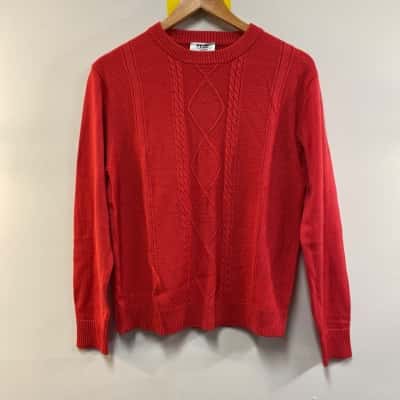 Slade Knitwear Womens  Size 10 Jumper Red 