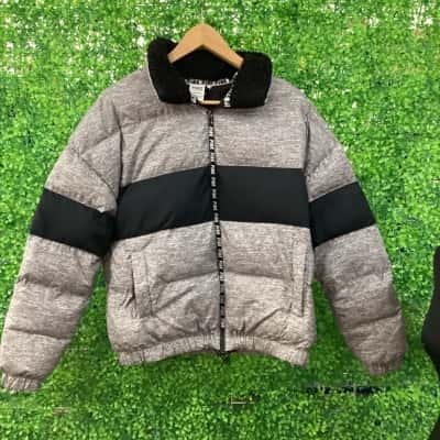 Pink Womens  Size S Puffer Jacket Black  / Grey 
