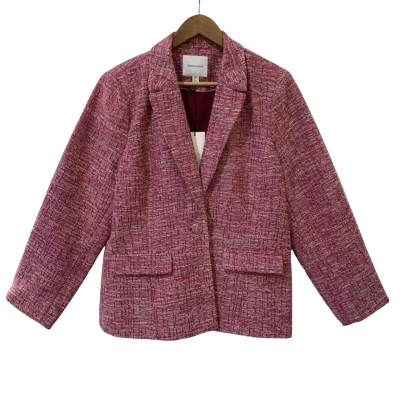David Jones Womens  Size 16 Blazer Pink  / White 