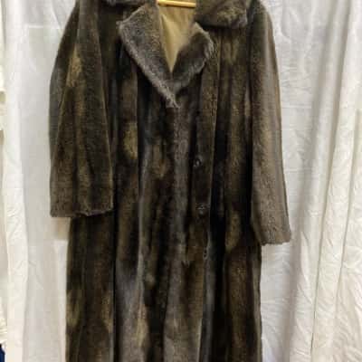 Timeless Loved Vintage Coat Brown Fur Medium