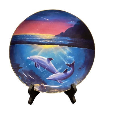 Franklin Mint Collectors Plate “Night of the Dolphin”