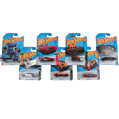 7pcs Hot Wheels Toy Cars Bundle As New Sealed Assorted Pre Owned 