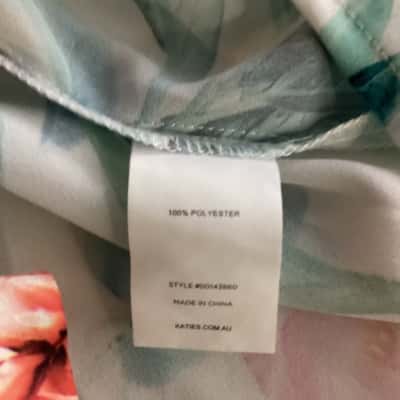 Katies Womens  Size 14 Blouse Floral 