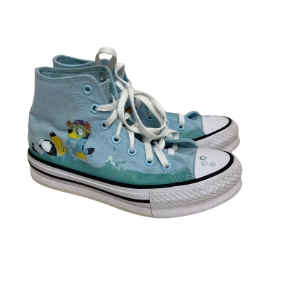 Bluey Converse Kids  Size 3 Shoes Blue 